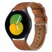 Bracelet cuir Samsung Galaxy Watch 5 40mm (serré marron)