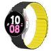Bracelet silicone magnétique Samsung Galaxy Watch 5 - 44mm (noir/jaune)