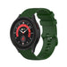 Bracelet silicone luxe Samsung Galaxy Watch 5 Pro (vert armée)