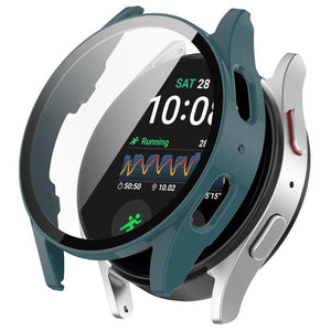 Coque rigide avec verre Samsung Galaxy Watch 7 44mm (vert sapin)