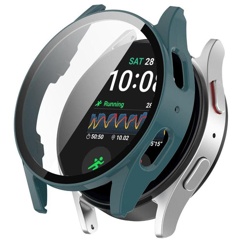 Coque rigide avec verre Samsung Galaxy Watch 7 44mm (vert sapin)
