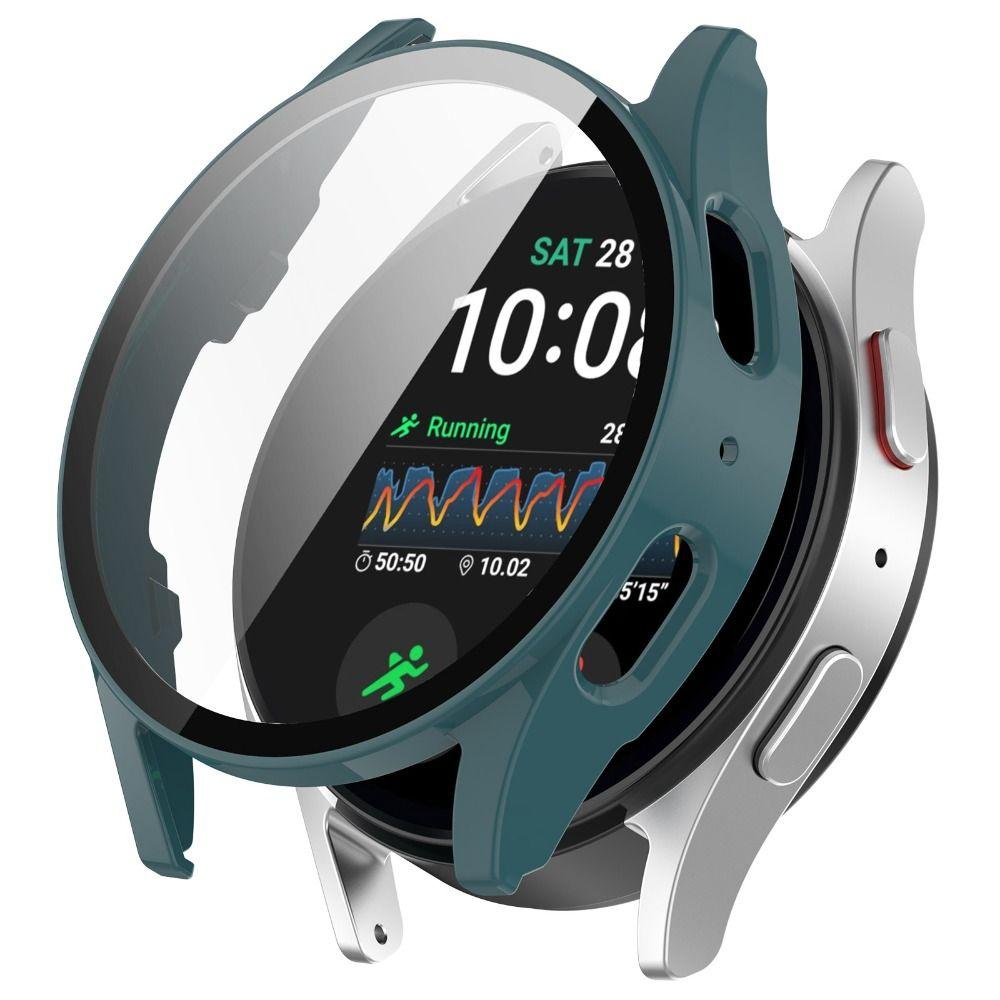 Coque rigide avec verre Samsung Galaxy Watch 7 44mm (vert sapin)