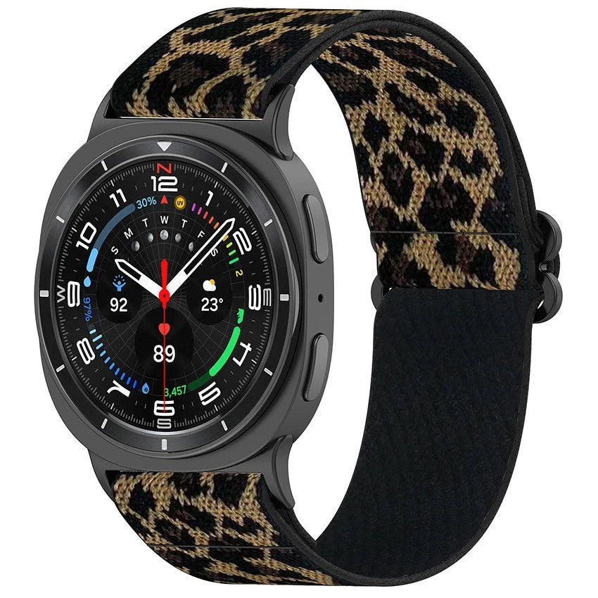 Bracelet élastique Samsung Galaxy Watch 8 - 40mm (léopard)