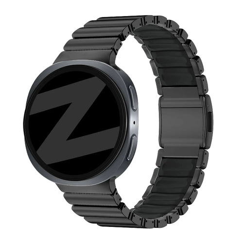 Bandz Bracelet titane 'Hybrid' Samsung Galaxy Watch 8 - 44mm (noir)