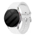 Samsung Galaxy Watch FE Buckled Silicone Strap (White)