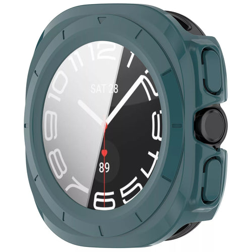 Coque rigide avec verre Samsung Galaxy Watch Ultra (vert sapin)