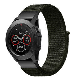 Bracelet nylon Garmin Instinct 3 - 50mm (vert armée)