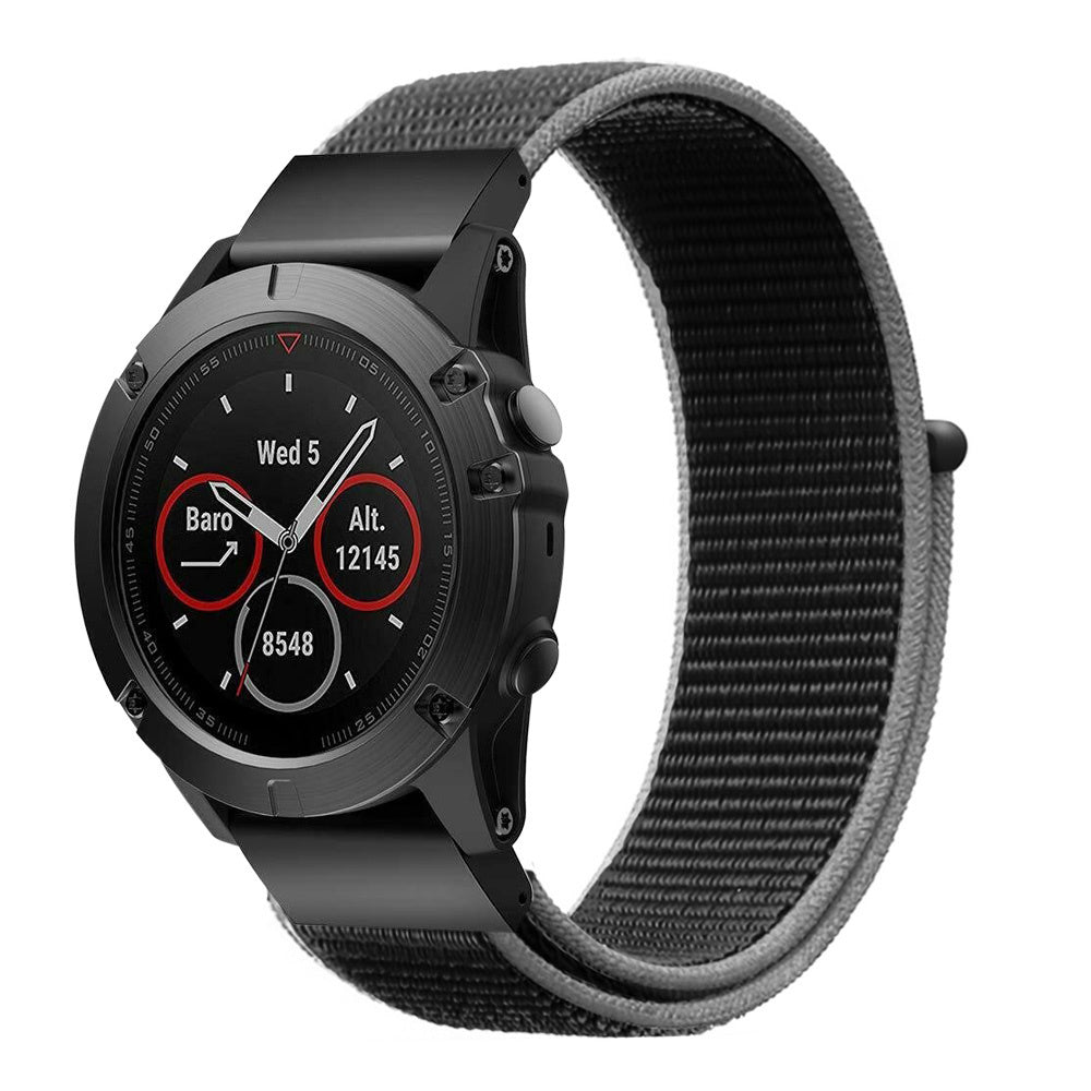 Bracelet nylon Garmin D2 Bravo (charbon)