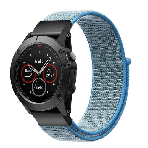 Bracelet nylon Garmin Descent MK2(i) (bleu clair)