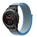 Bracelet nylon Garmin Fenix 8 - 43mm (bleu clair)