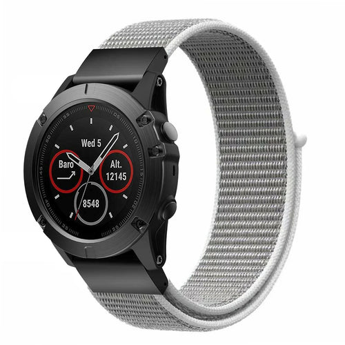 Bracelet nylon Garmin D2 Charlie (gris)