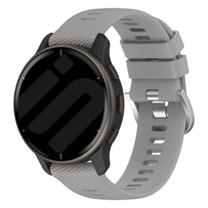 Bracelet silicone Garmin Forerunner 645 (gris clair)