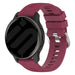 Bracelet silicone Garmin Vivoactive 6 (vin rouge)