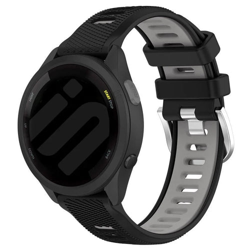 Bracelet sport á boucle Garmin Vivoactive 6 (noir/gris)