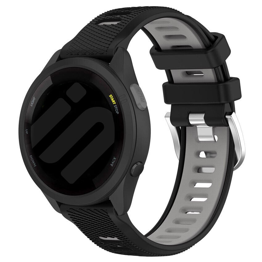 Bracelet sport avec boucle Garmin Vivomove Sport (noir/gris)