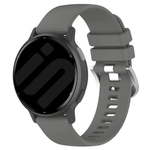 Bracelet silicone classique Garmin Vivoactive 6 (gris foncé)