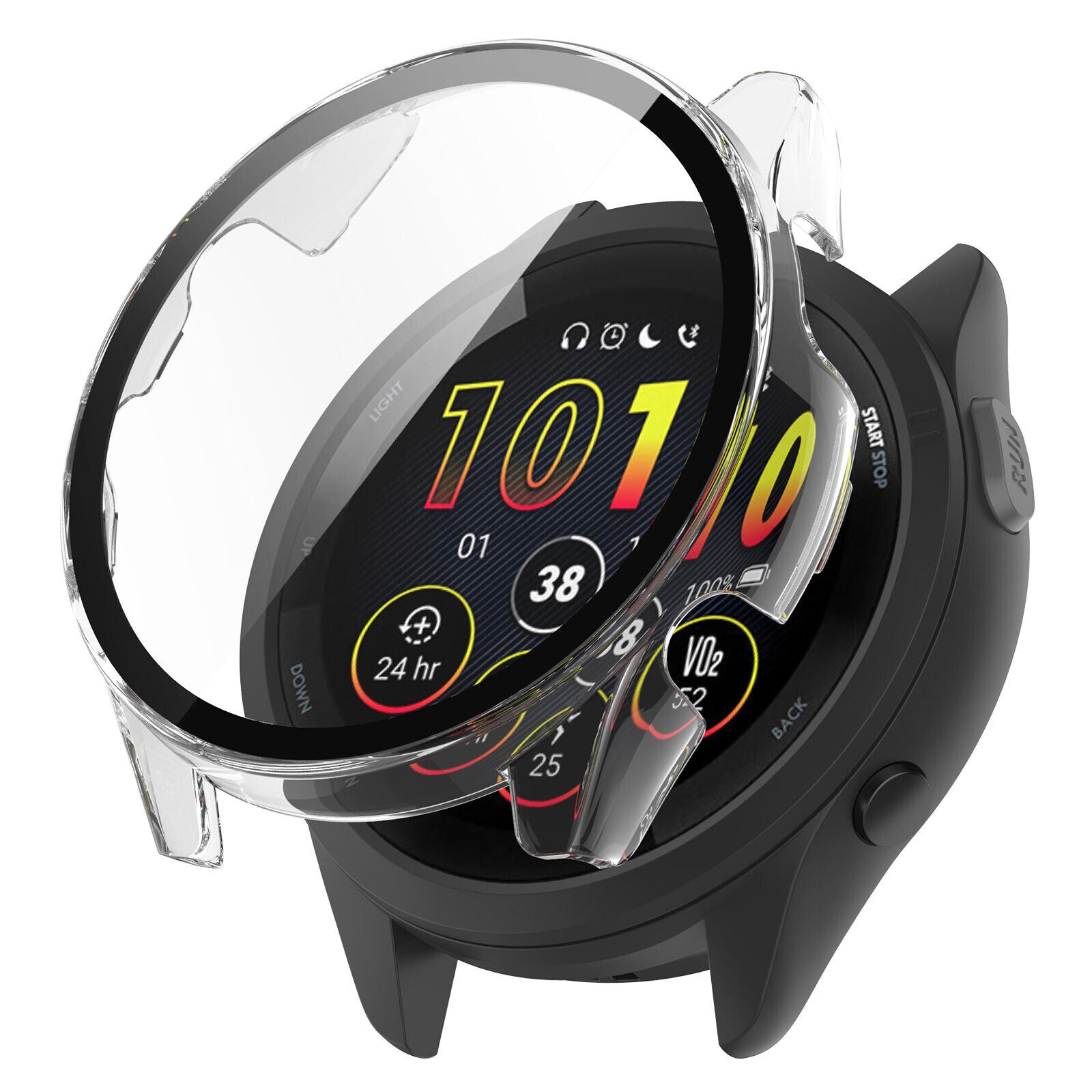Coque rigide avec verre Garmin Forerunner 265 
