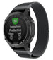 Garmin Quatix 5 / 6 / 7 Milanese Strap (Black)
