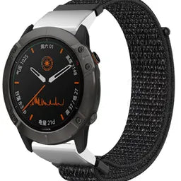 Bracelet nylon Garmin Instinct 3 - 45mm (noir)