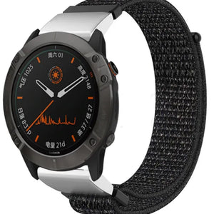 Bracelet nylon Garmin Instinct (noir)