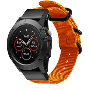 Bracelet nylon avec boucle Garmin Forerunner 935 (orange)