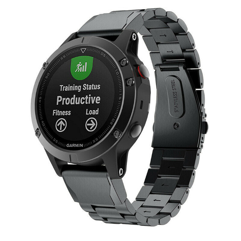 Garmin MARQ Steel Strap (Black)