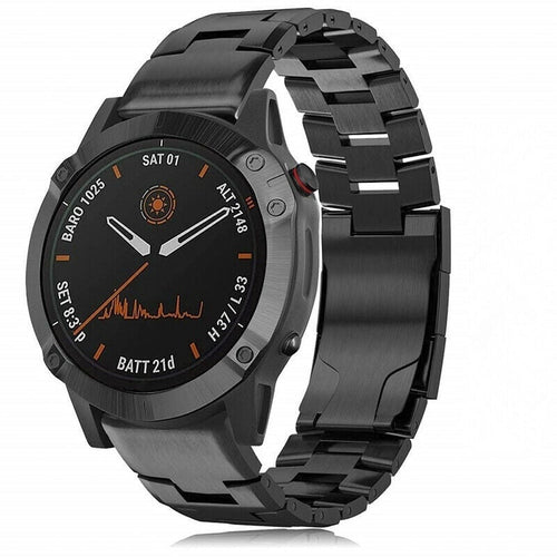 Bracelet titane Garmin Approach S70 - 47mm (noir)