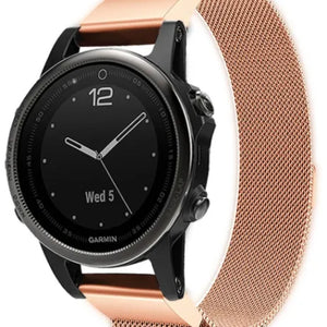 Bracelet milanais Garmin Approach S70 - 42mm (rose or)