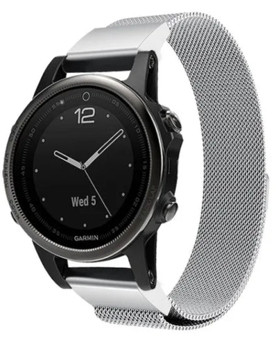 Bracelet milanais Garmin Approach S70 - 42mm (argent)