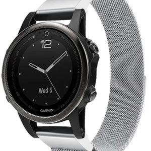 Bracelet milanais Garmin Descent Mk3(i) - 43mm (argent)