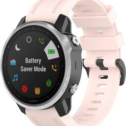 Bracelet silicone Garmin Instinct E - 40mm (rose clair)