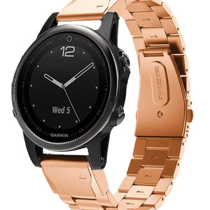 Bracelet acier Garmin Approach S70 - 42mm (rose or)