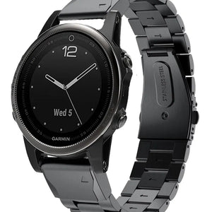 Bracelet acier Garmin Descent Mk3(i) - 43mm (noir)