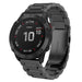 Bracelet acier Garmin D2 Delta PX (noir)