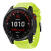 Bracelet silicone Garmin Fenix 7x (vert clair)
