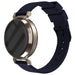 Bracelet silicone de luxe Zenwatch Lily (bleu foncé)