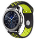 Bracelet sport Samsung Gear S3 (noir/jaune)