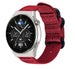 Bracelet nylon boucle Huawei Watch GT 3 Pro 46mm (rouge)