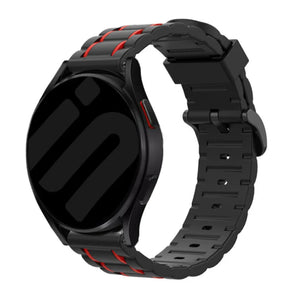 Suunto 9 Peak Pro Sport Strap with Buckle (Black/Red)