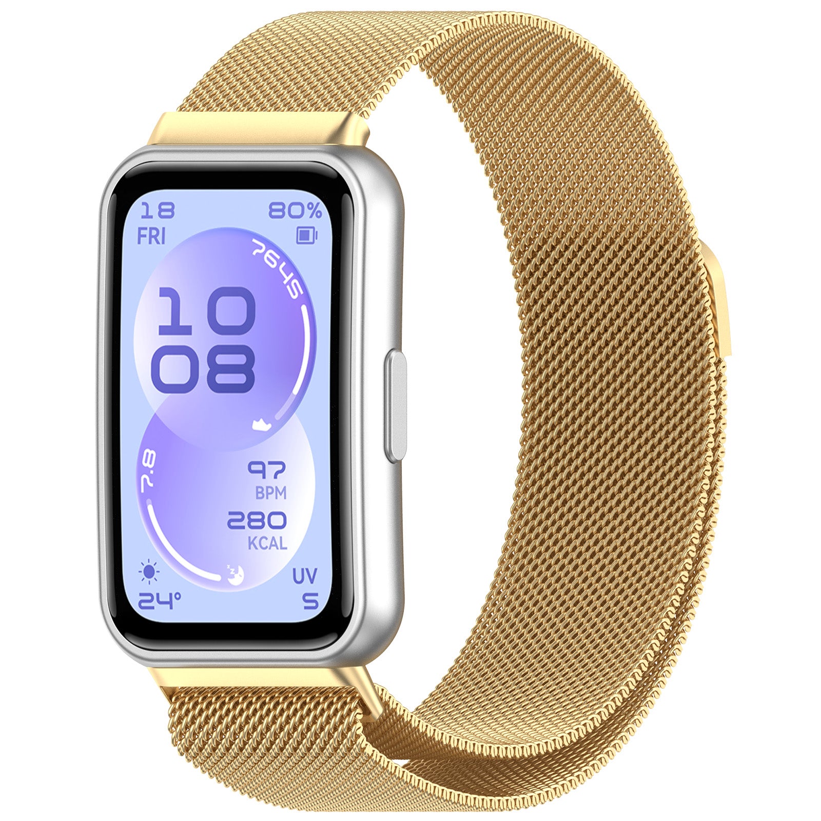 Bracelet milanais Huawei Band 11 (or)