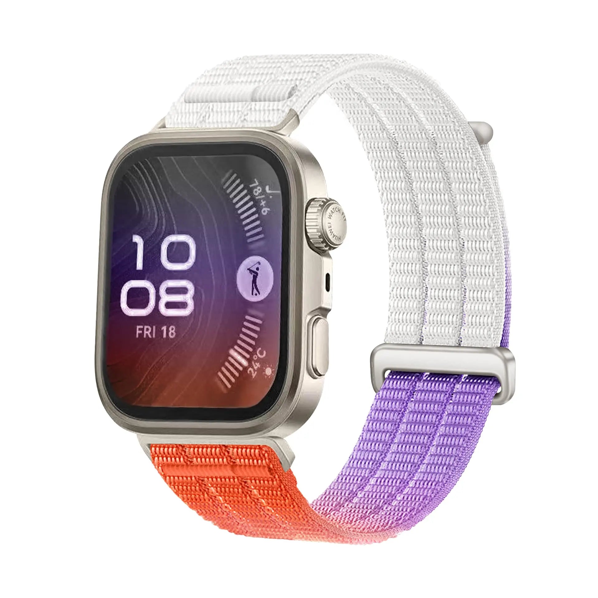 Bracelet nylon air Huawei Watch Fit 3 (orange dégradé )