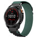 Bracelet Alpine nylon Garmin Tactix 8 - 47mm (vert/noir)