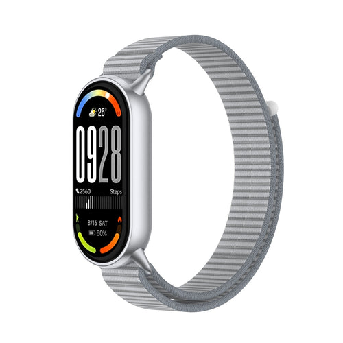 Bracelet nylon moderne Xiaomi Smart Band 9 (gris)
