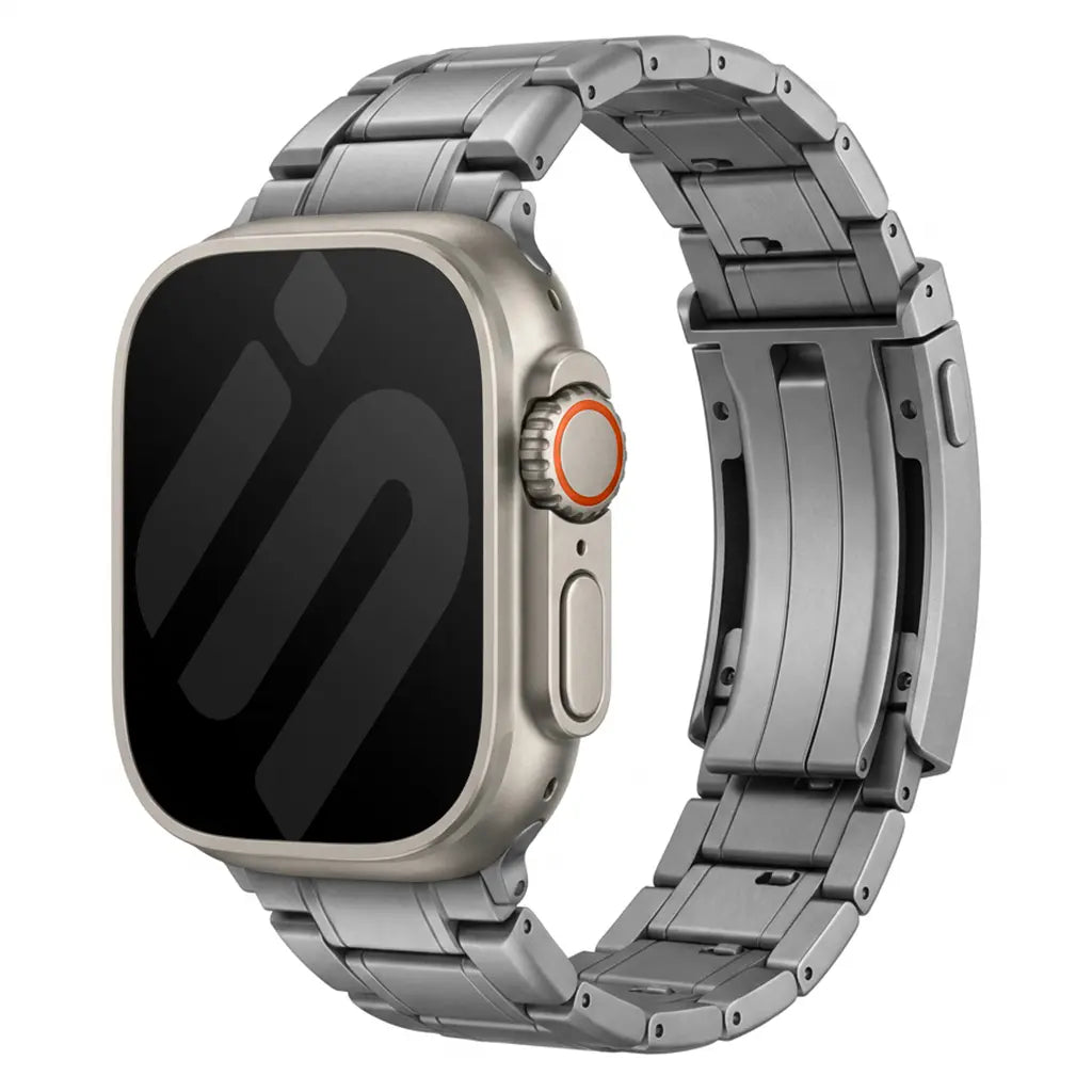 Apple Watch Adjustable Titanium Strap (Graphite)