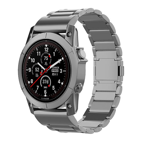 Bracelet titane magnétique Garmin Quatix 8 Pro - 47mm (graphite)