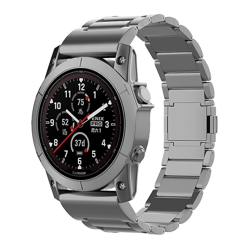 Bracelet en titane magnétique Garmin Tactix 7 (graphite)