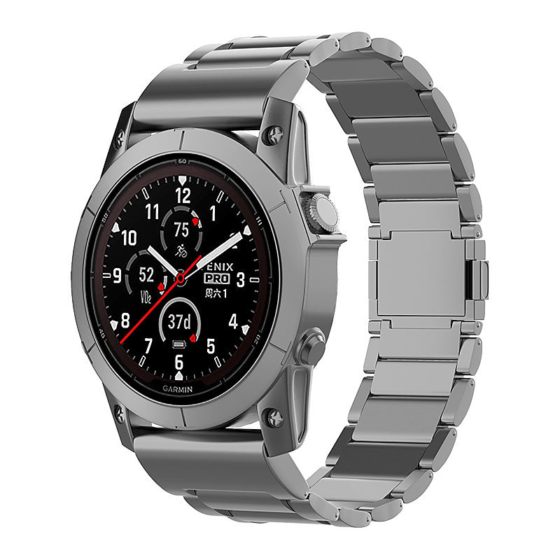 Bracelet titane magnetique Garmin Forerunner 970 (graphite)