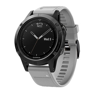 Bracelet silicone Garmin Approach S70 - 47mm (gris)