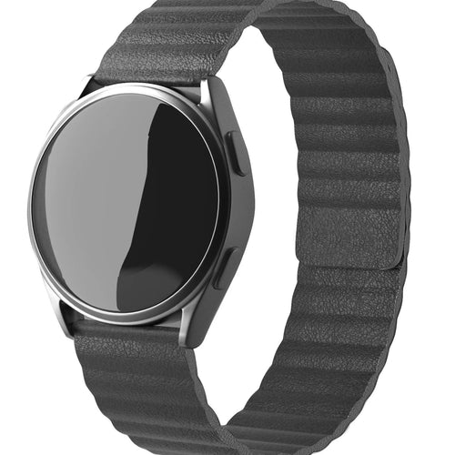 Bracelet cuir Loop Amazfit Bip 3 (Pro) (gris)