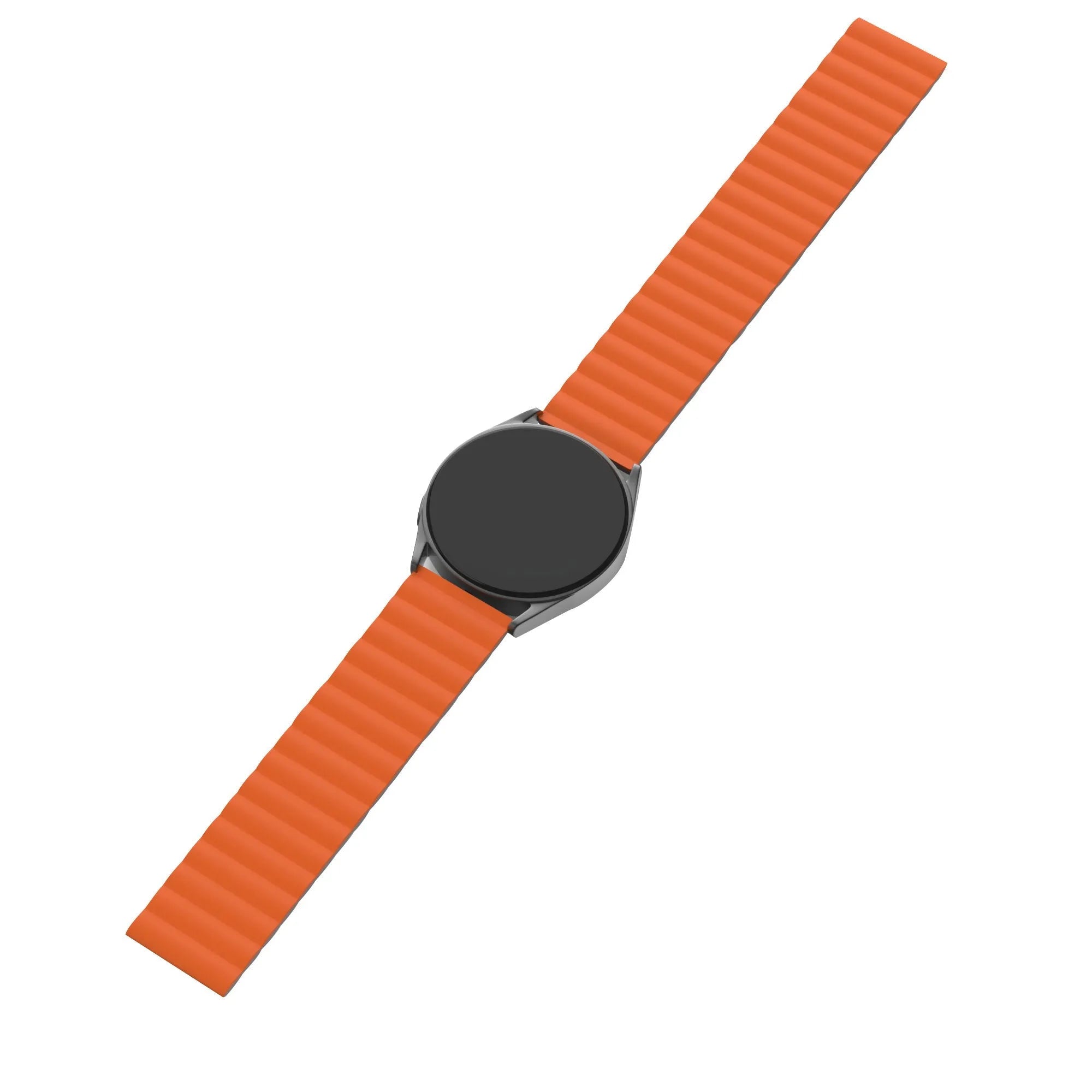 Bracelet silicone magnétique Coros Apex 2 Pro (gris/orange)